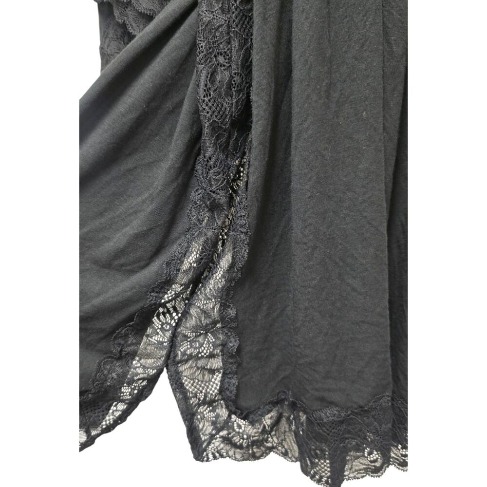NWT Victoria's Secret SoSoft Sexy Elegant Modal Lace Trim Wrap Kimono Robe XS/S - Picture 5 of 9